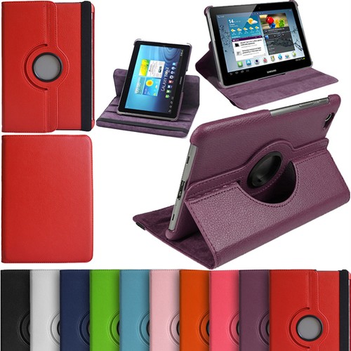 Funda Para Galaxy Tab 2 10.1 P5110 Cuero 360 Giratoria Folio | eBay