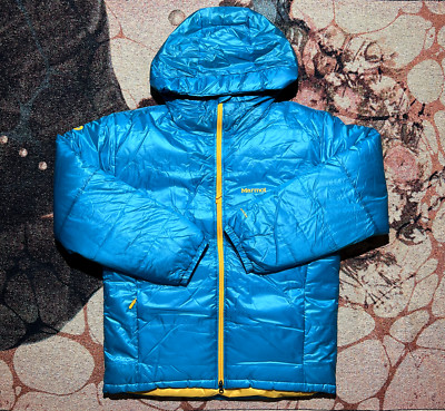 Marmot Unisex WarmCube West Rib Parka Jacket Enamel Blue Size