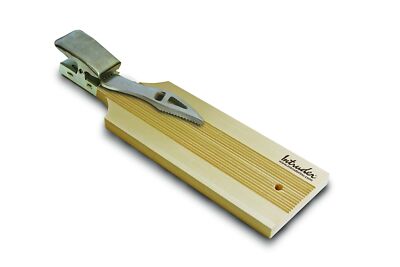 Fish Fillet Board with Clamp, Includes Fish Scaler, Hardwood, 18-inches, Made...