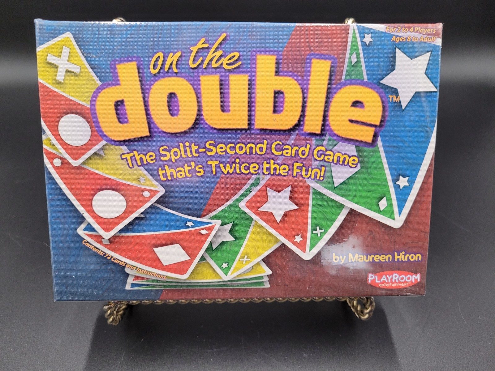 On The Double Card Game Fast Speed Family Friends Playroom Entertainment |  eBay