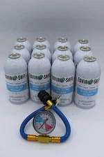 Envirosafe Arctic Air for R1234yf, Case of 12 cans and Gauge, R-1234yf, r1234