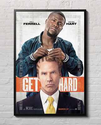 Get Hard 2015 Movie Poster 24''x36'' Glossy Unframed 15040