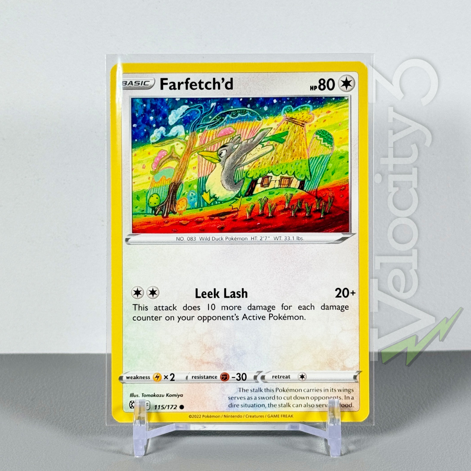 Pokemon TCG Card: FARFETCH'D 115/172 | Common | Brilliant Stars | NM