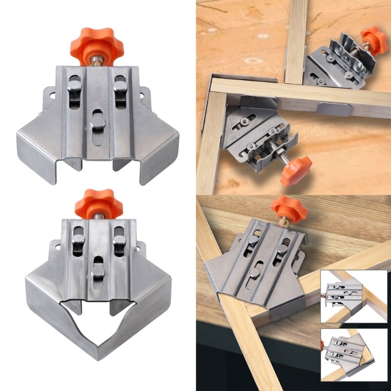 Heavy Duty Corner Clamp Stainless Steel Perfect for DIY Woodworking