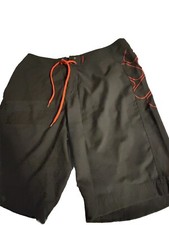 Columbia Sportswear Spring Gray Men Omni-shield Advanced Repellency Shorts Sz 34
