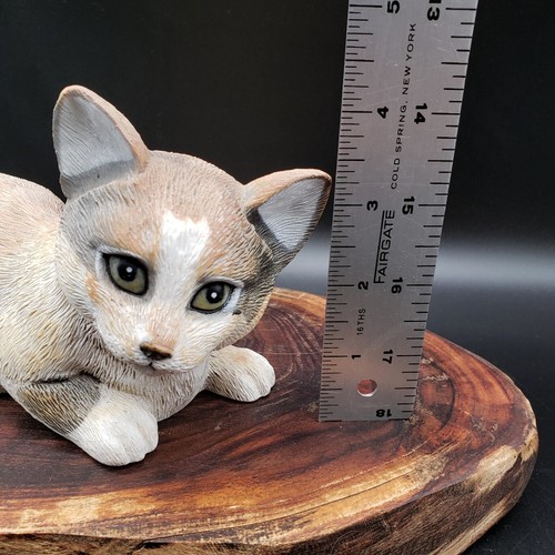 Art Line Calico Cat Figurine 7.5" Model 6030 Plastic 1993 Home Decor Vintage - Picture 8 of 8