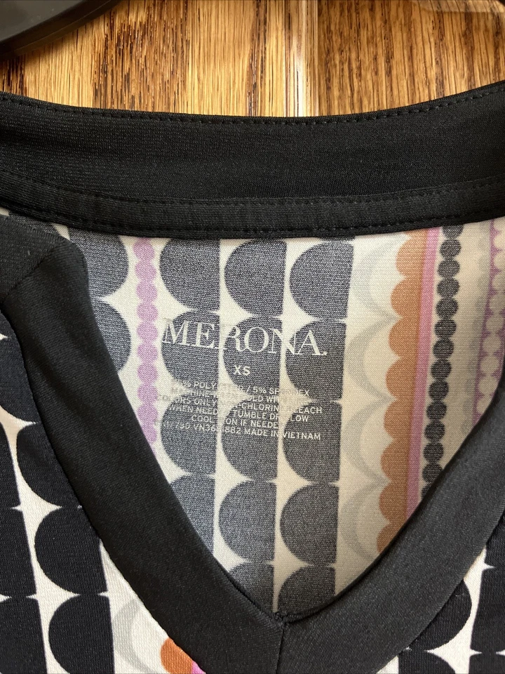 Blusa Top Para Mujer Y2K Talla XS Mangas Cortas Negra Blanca Rosa Boho Merona Foto 2 de 4