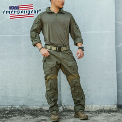 Emerson Ranger Green G3 Combat Tactical Shirt Pants Set Men BDU Military  Uniform