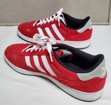 Men's Adidas Skate Ciero Low Shoes G65502 Red and White Sz 8.5 Rare
