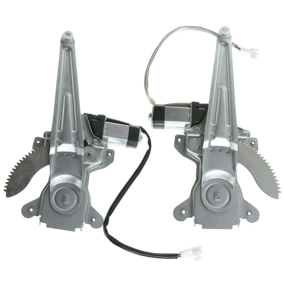 2x Reguladores de ventana trasera izquierda y derecha con motor para Toyota Tercel 1995 1996-1998 Foto 3 de 4