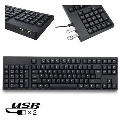 Left Handed Keyboard 109 Keys Full-size Ergonomic Keyboard with Number Pad A8Y7