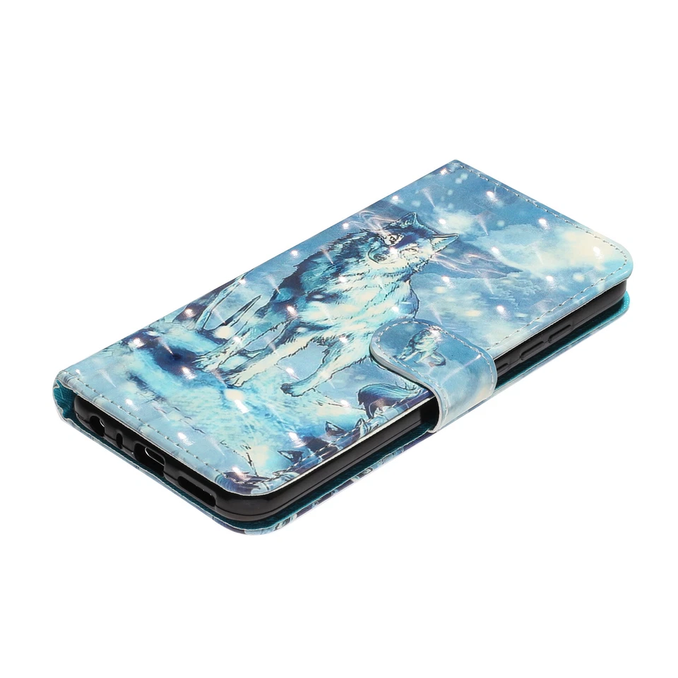 Phone Case Cover for LG K51 V40 Stylo 5 G8 G7 3D Painted PU Leather Wallet Case - Image 4 of 4