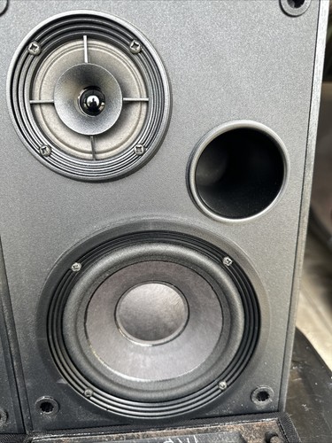 Pair Of Bose Interaudio 2000 Bookshelf Stereo Speakers Black - Picture 5 of 5
