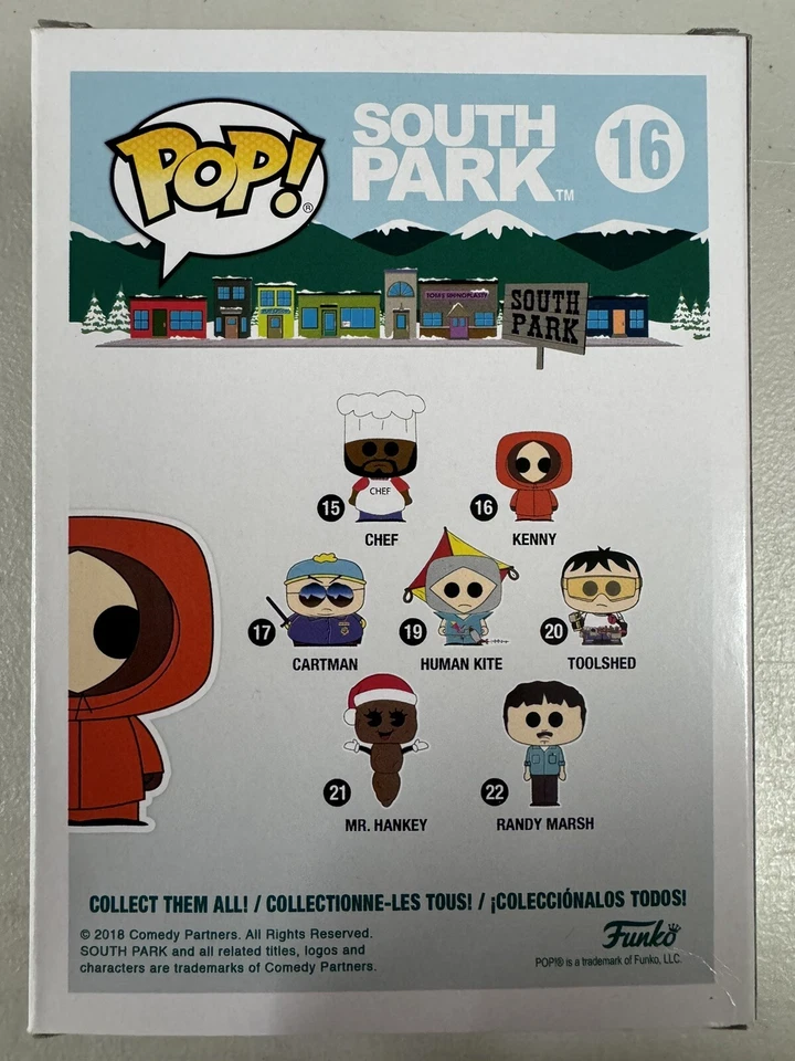 Kenny 16 ~ South Park ~ Funko Pop Vinyl ~ RARE + FREE POP PROTECTOR - Image 3 of 4