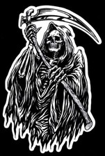 Grim Reaper Sticker Decal