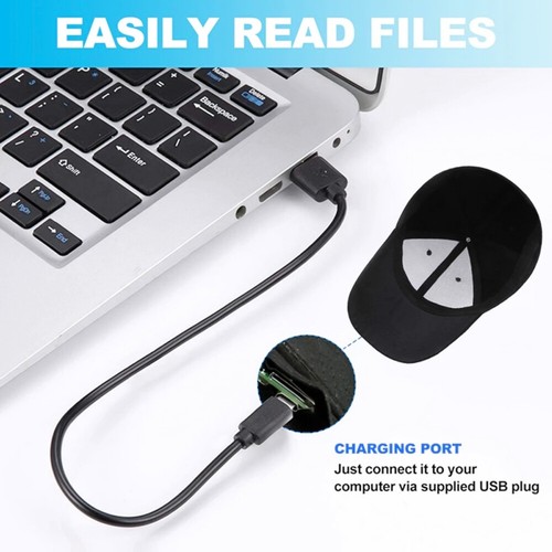 Baseball Cap Camera 1080P HD Wireless WIFI Videoregistratore DVR Rilevamento Movimento - Foto 5 di 12
