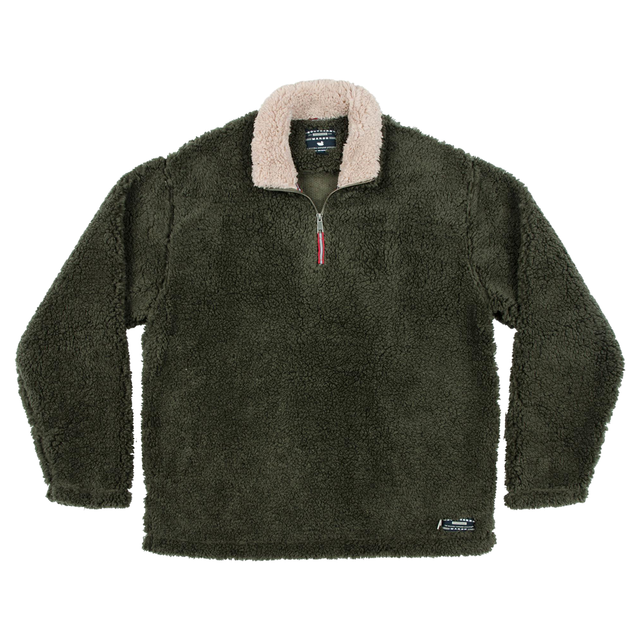 Southern Marsh Appalachian Pile Sherpa Stone Brown X-Small Pullover | eBay