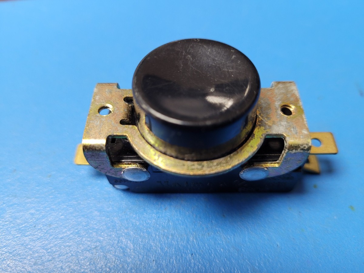 1 PC) ABB1 UNIMAX PUSH BUTTON SWITCH BLACK 15A, 125, 250VAC | eBay