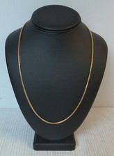  MA1 14k Yellow Gold 12g 22" Round Foxtail Chain Necklace - 2mm