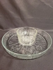 Iittala Oiva Toikka Flora Chip & Dip Tray And Bowl 2 Pc Serving Platter VGC