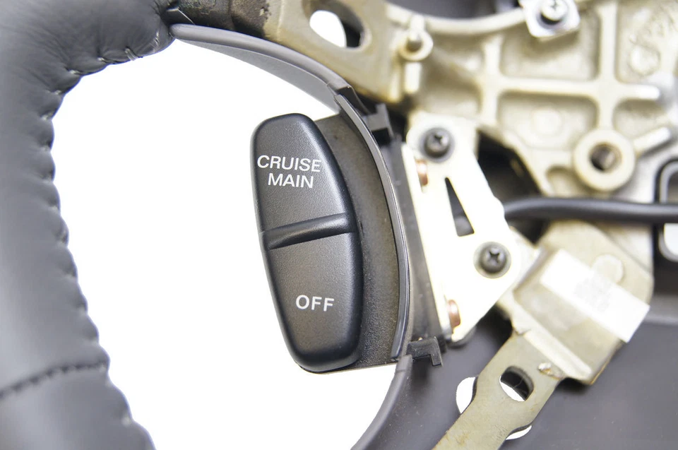 Volante Mazda 626 2000-2002 cuero gris con botones de control de crucero nuevo Foto 3 de 4