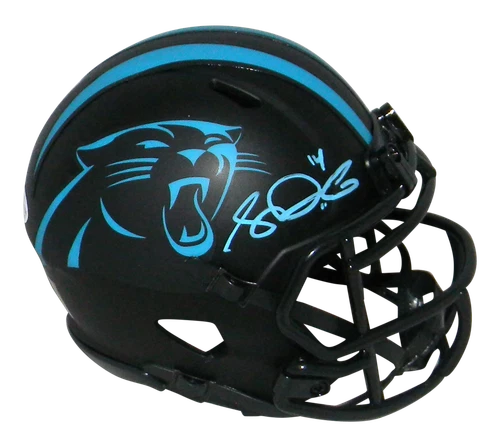 SAM DARNOLD SIGNED CAROLINA PANTHERS ECLIPSE SPEED MINI HELMET BECKETT
