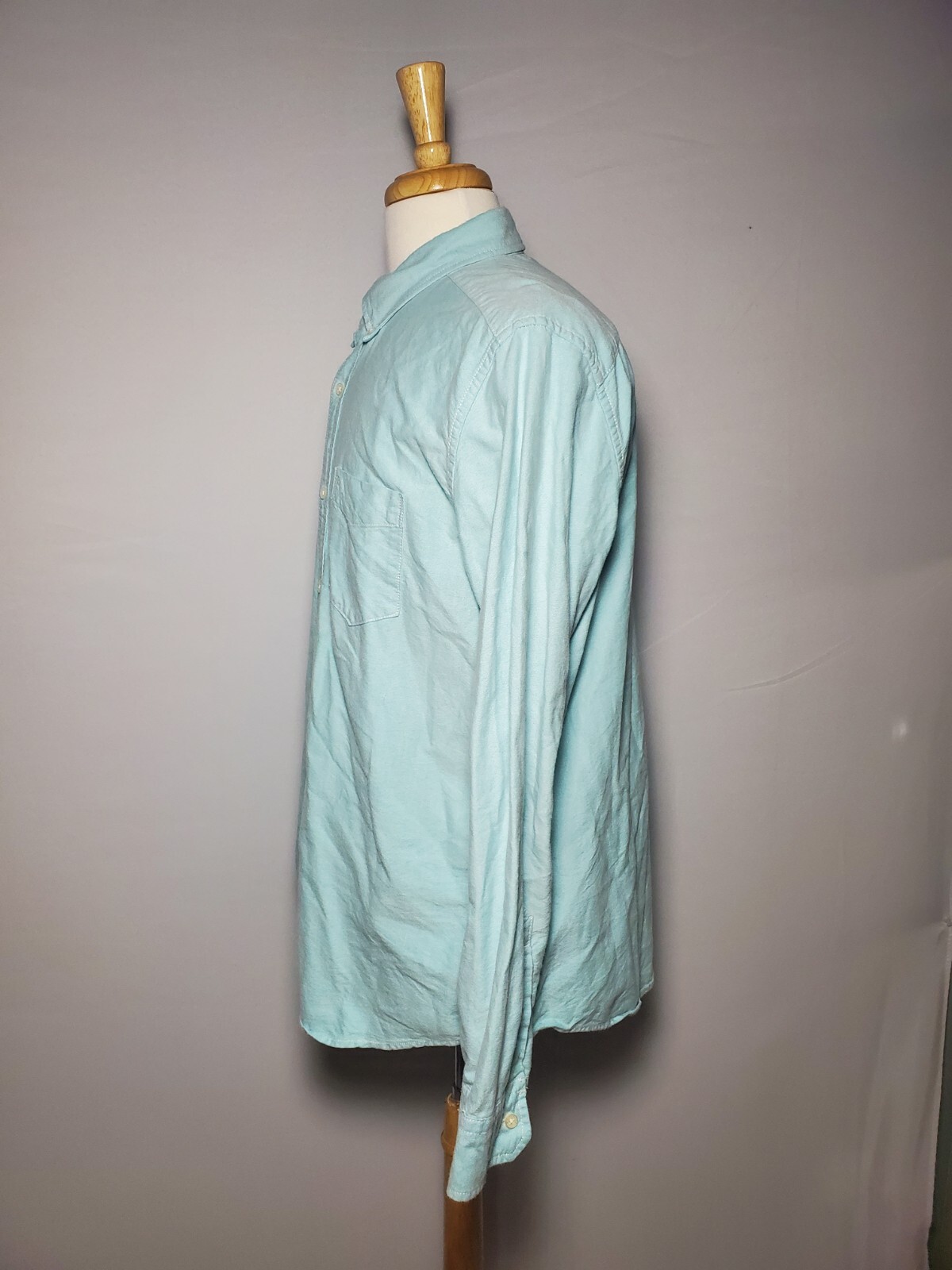 American Eagle Seriously Soft Solid Green Long Sl… - image 6