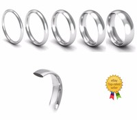 9ct 375 White Gold D Shaped Ladies Wedding Ring Band Sizes J - Q 9ct 375 White Gold D Shaped Ladies Wedding Ring Band Sizes J - Q