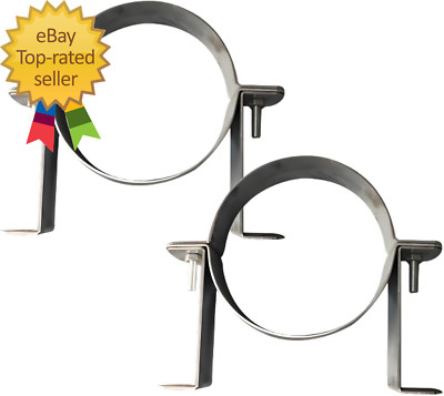 2 Pcs 6 Inch B Vent Wall Strap Pipe Bracket Clamp Chimney Adjustable Wall Strap