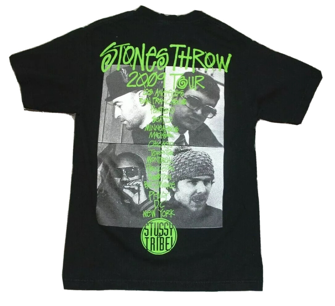 Stussy x Stones Throw Records 2009 Tour Shirt Size Small Stussy x Stones Throw Records 2009 Tour Shirt Size Small