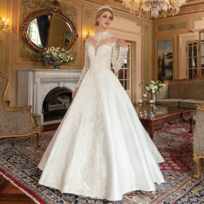 luxury a line wedding dresses Luxury Bloom Plump A-Line Wedding Dress Champagne