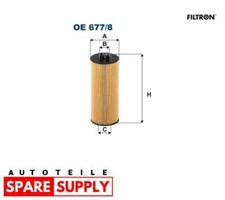 &Ouml;LFILTER F&Uuml;R MERCEDES-BENZ W176 C190 C192 X290 FILTRON OE 677/8