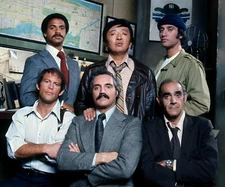 Barney Miller Hal Linden Abe Vigoda Max Gail Ron Glass  8x10 PHOTO PRINT