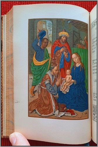 ⚜ (1883) UNIQUE GAUFFERED Fore-Edge CLASPED Missal ⚜ Antique Christian Bible Art - Picture 18 of 24