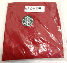 StarBucks 11161728 Barista Holiday Red Apron Size Large 2pk