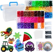 12800pcs 48 Colors Fuse Beads Craft Kit, YEESON Melty Fusion Colored Beads | AU