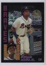 2019 Update Silver Pack 1984 Topps Baseball Chrome Black Ronald Acuna Jr k4s