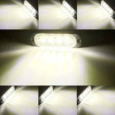 Lampeggiante 4 LED 2W Flash Strobo 12-24V 6000K Trasporto eccezionale emergenza