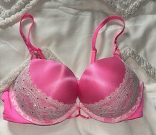 Vintage Victoria s Secret Pink Bombshell Bra 36B