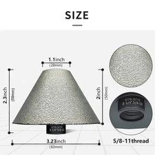 Diamond Beveling Chamfer Milling Cone Bit 3-1/4 Enlarge Hole Ceramic Marble Tile