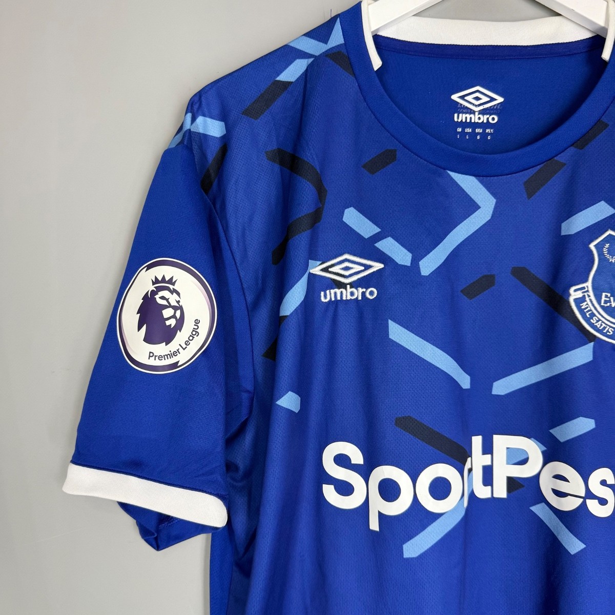 エヴァートン アウェイシャツ ANDRÉ GOMES 21 EVERTON ENGLAND 2019 2020 HOME FOOTBALL SHIRT JERSEY UMBRO #21