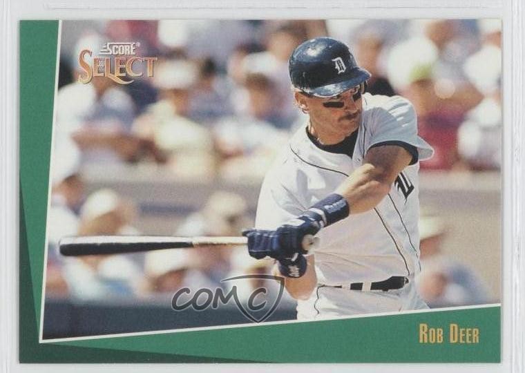 1993 Score Select Rob Deer #186 0a0