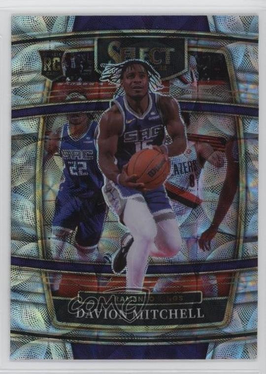 2021-22 Panini Select Concourse Scope Prizm Davion Mitchell #23 11eh