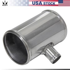 3 76mm Blow Off Valve Adapter Aluminum T-pipe Shape Tube For 25mm Id Bov Silver 3 76mm Blow Off Valve Adapter Aluminum T-pipe Shape Tube For 25mm Id Bov Silver