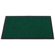 Reusable Dark Green Home Door Mat Non Slip Absorbent Rug for Indoor Entryway Use