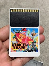 Magical Chase TurboGrafx-16 TG16 HuCard + Manual Rare Authentic Tested