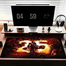 40*90cmDoom C Mouse Pad - Large Gaming Desk Mat with Non-Slip Base, Washable Sur