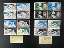 Senegal 1991 Mi. 1150 - 1153 color tests Youri Gagarin Yuri Espace