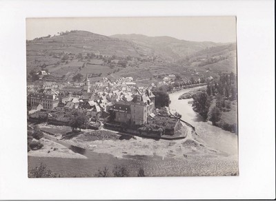 AVEYRON, Entraygues, der Zusammenfluss von Lot und Truyère, Foto Auclair-Melot, ca.