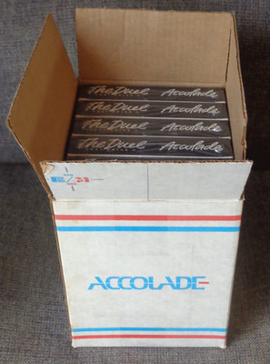 Duel: Test Drive II Commodore 64 C64 Game - NOS Original Carton, 6 Sealed Copies
